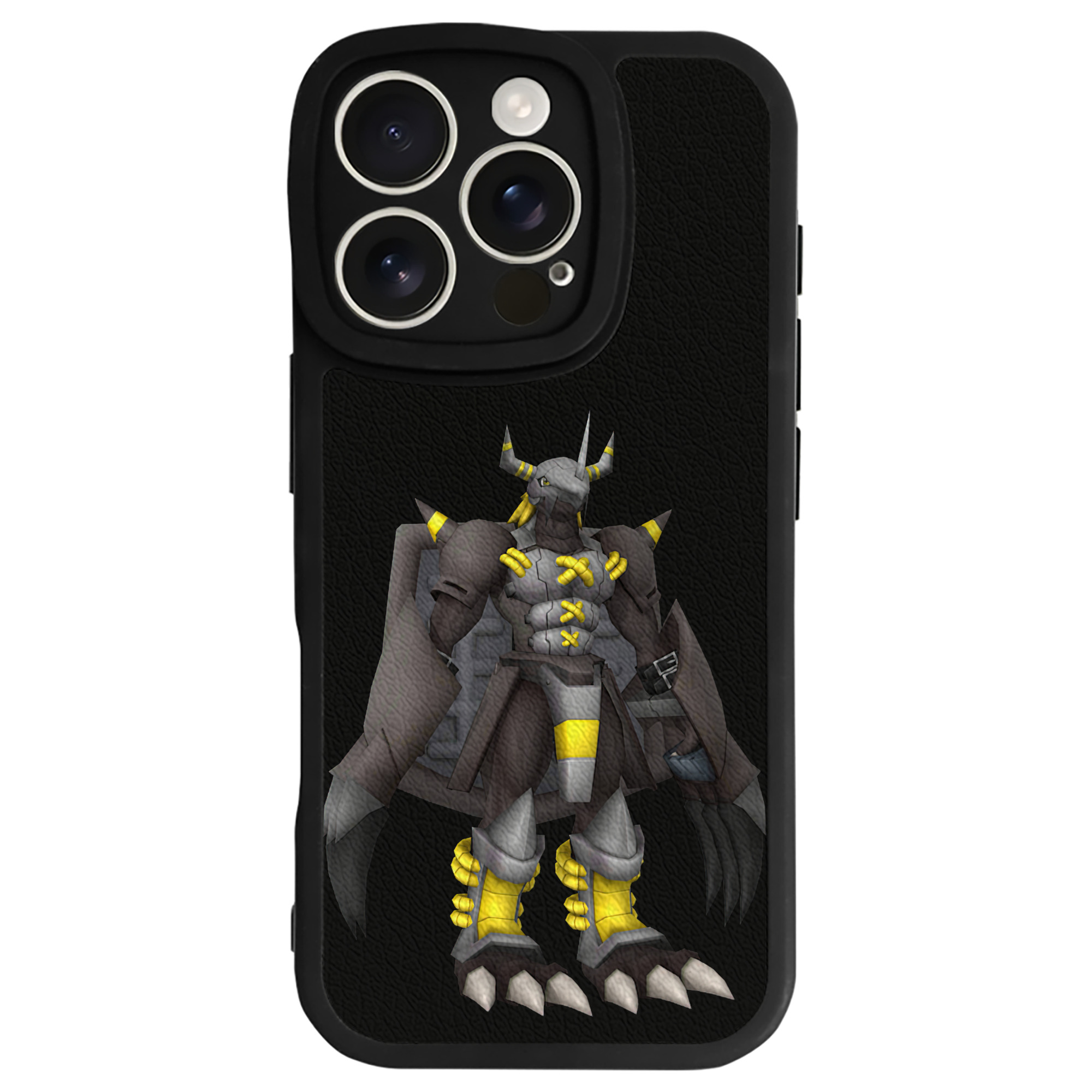 （画像用） Digimon デジタルモンスター/デジモン 【iPhone 16シリーズ対応】シリコンスマホケース（レザー調） 材質：シリコン